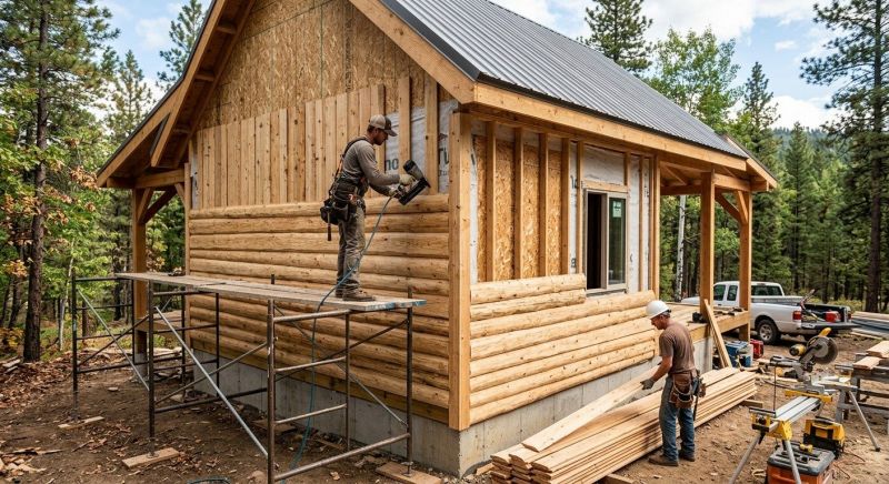 Cabin Siding Installation in Boston, MA
