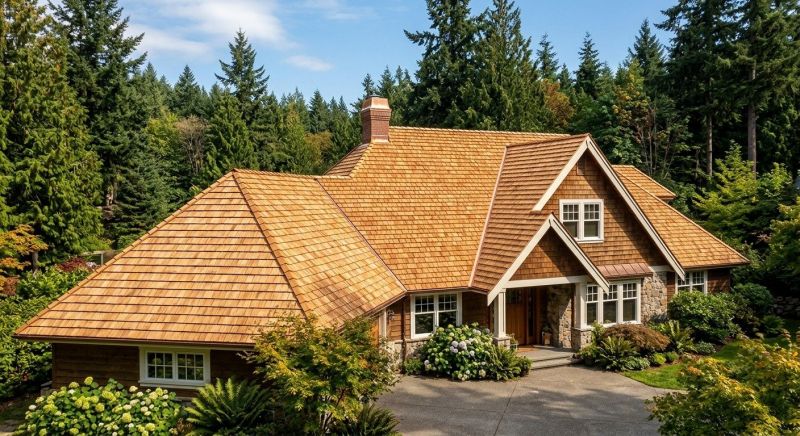 Cedar Roof Construction in Fredericksburg, VA