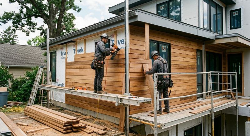 Hardwood Siding Installation in Boston, MA